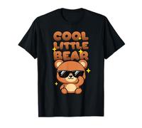 Cool Little Bear with Shades Kwaii Chibi Kid Cartoon T-Shirt