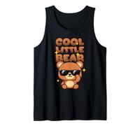 Cool Little Bear with Shades Kwaii Chibi Kid Cartoon Tank Top