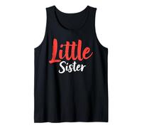 Cool Little Girl Sister Sibling Gift for Adults Kids Women Tank Top
