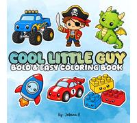 Cool Little Guy Bold & Easy Coloring Book