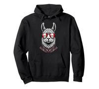 cool llama peru sunglasses Pullover Hoodie