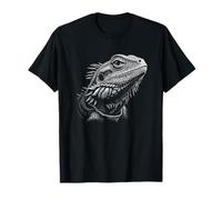 Cool Looking Bearded Dragon Trendy Reptile Design T-Shirt