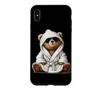 Cool Looking Teddy Bear in Bathrobe for Adults and Kids Case for iPhone XS Max