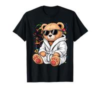 Cool Looking Teddy Bear in Bathrobe for and Kids T-Shirt