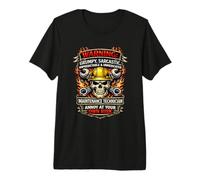 Cool Maintenance Technician Annoy at Your Own Risk Funny Premium T-Shirt