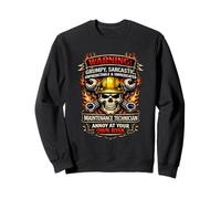 Cool Maintenance Technician Annoy At Your Own Risk Funny Sweatshirt