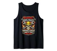 Cool Maintenance Technician Annoy at Your Own Risk Funny Tank Top