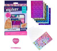 Cool MAKER, GO GLAM Foil Nails Kit with 6 Sheets of Shimmer Foil & Nail Stickers for 5 DIY Manicures, Arts and Crafts Kids’ Toys for Girls Aged 7+