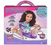 Cool MAKER, KumiKreator Bead & Braider Friendship Necklace and Bracelet Making Kit, Arts and Crafts Kids' Toys for Girls Aged 8 and up