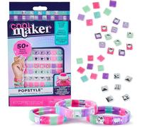 Cool MAKER PopStyle Bracelet Maker Expansion Pack, 50+ Gem Beads, 3 Friendship