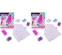 Cool MAKER, Shimmer Me Body Art with Roller, Gems & 3 Foils, 135 Metallic Temporary Tattoo Designs, Arts and Crafts Kids’ Toys for Girls Aged 7+ (Pack of 2)