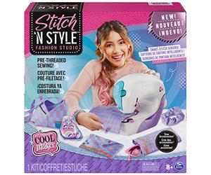 Cool Maker Stitch n Style Fashion Studio - Easy Sew No Thread Sewing Machine with 6 Projects for Kids Ages 8+