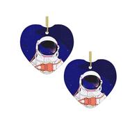 Cool Man In Galaxy Christmas Tree Ceramic Hanging Bauble Personalised Xmas Baubles Cute Christmas Ornaments Gifts For Kids Family Friends