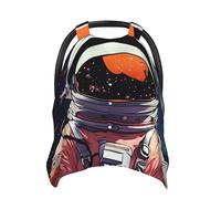 Cool Man in Outer Space Galaxy Baby Car Seat Canopy Cover, Multi Use Breathable Nursing Breastfeeding Covers for Mom Soft Stroller Sun Shade Newborn Shower Gift