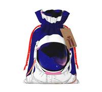 Cool Man In Outer Space Galaxy Drawstring Gift Bags Small Item Treats Wrapping Storage Bags Christmas Birthday Party Holiday