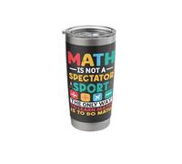 Cool Math Mathematics School Student Math Lovers Men Women Stainless Steel Insulated Tumbler