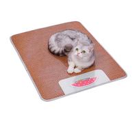 Cool mats for cats and dogs - cool pet cushions | PET products made of material and a flat texture that is against scratches.Rattan-style rest mat that keeps its shape