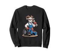 Cool Mechanic Goat Car Repair Toolbox Wheel Wrench Sweatshirt