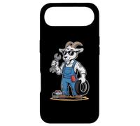 Cool Mechanic Goat Funny Auto Repair Garage Case for iPhone Air