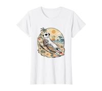 Cool Meerkat Asian Tattoos Value Graphic T-Shirt, Women, White, S