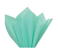 Cool Mint Green Tissue Wrapping Paper - 5 Sheets - 18GSM Colour Fast Acid Free - 50 x 75cm