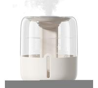 Cool Mist Diffuser - Ultrasonic Air Vaporiser, Silent Sleep Mist Machine | Mini Cool Humidifier for Home, Tabletop Moisture Diffuser, Compact Steam Device, Bedroom Night Air Cleaner, Quiet