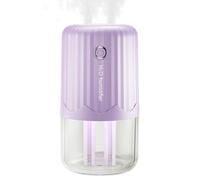 Cool Mist Humidifier - 300ML Portable Bedroom Air Diffuser, Compact Rechargeable Vaporizer, USB Powered Device with Silent Ultrasonic Technology | Adjustable Moisture Output for Nursery Office