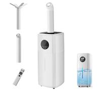 Cool Mist Humidifier for Bedroom, 21L Capacity, Easy to Fill & Clean, Four-Way Nozzle, Remote Control, Ideal for Home and Plants