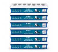 Cool Mist Humidifier Moisture Absorbing Crystals 1.38kg Damp Control 6 Pack | Absorbs 2.5x its weight in moisture for fresher, drier homes, bedrooms, bathrooms, wardrobes, caravans and storage spaces.