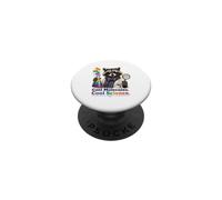 Cool Molecules Cool Science Raccoon Chemist Lab Coat Teacher PopSockets Adhesive PopGrip
