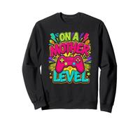 Cool mom life quote states she is on a mother level now Sweatshirt