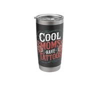 Cool Moms Have Tattoos Stainless Steel Insulated Tumbler