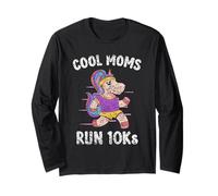 Cool Moms Run 10Ks Runner Running Race 10K Long Sleeve T-Shirt