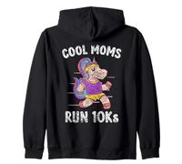 Cool Moms Run 10Ks Runner Running Race 10K Zip Hoodie