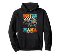 Cool Monster Trucks Mama Mom Fun Mothers Day Humor Pullover Hoodie