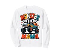 Cool Monster Trucks Mama Mom Fun Mothers Day Humor Sweatshirt