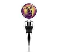 Cool Moose Wine Stopper Metal Decorative Wine Bottle Stoppers Elegant Reusable Leak Proof Wine Corks for Gifts Bar Holiday Party Wedding
