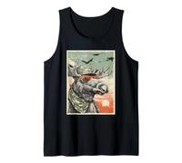 Cool Moose with Sunglasses Duck Hunting Hunter Retro Sunset Tank Top