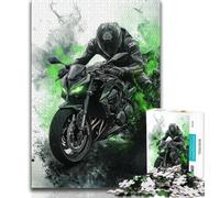 Cool Motorcycle Puzzles 1000 Pieces for Teenagers,Help The Brain Exercise Addictive Toys to Cultivate Patience Unique Challenge Game (38x26cm)