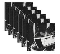 Cool Motorcyclist No Risk No Story decorative cloth napkins dinner burlap kitchen napkin cuter servilletas para boda 20 x 20in set of 6