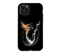 Cool Mountain Biker Jumping Over Rocks and Dust Clouds Case for iPhone 11 Pro