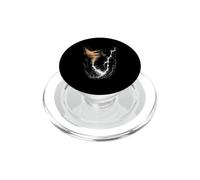 Cool Mountain Biker Jumping Over Rocks and Dust Clouds PopSockets PopGrip for MagSafe