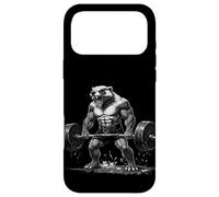 Cool Muscular Honey Badger Bodybuilder Fitness Power Gym Case for iPhone 17 Pro Max