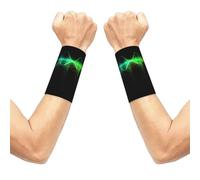 Cool Music Sound Wave Stretch Wrist Support Wristband, Breathable Sports Wrist Wrap, Elastic Wristbands For Basketball Tennis Gym