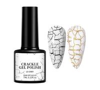 Cool Nail Polish - High Pigment Crackle Nail Polish | Gathering Supplies, Girls Manicure Accessories for Prom, Dating, Gathering, Home