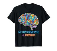 Cool Neurodivergent Mental Health Design for Men Women Kids T-Shirt