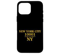 Cool New York City 10001 & NYC Latitude and Longitude Case for iPhone 16 Pro Max