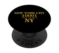 Cool New York City 10001 & NYC Latitude and Longitude PopSockets Adhesive PopGrip