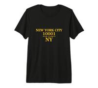 Cool New York City 10001 & NYC Latitude and Longitude Premium T-Shirt