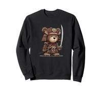 Cool Ninja Teddy Bear in Samurai Armor for Boys and Girls Sweatshirt